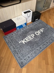 Килим KEEP OFF 140х90 сірий