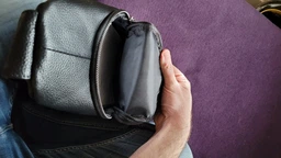 Сумка слинг через плечо мужская из натуральной кожи Laras K101037 Black (ROZ6300004234) фото от покупателей 4