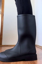 Женские резиновые сапоги высокие Seaster DC28 38 24.5 см Черные (ROZ6501020637) фото от покупателей 3