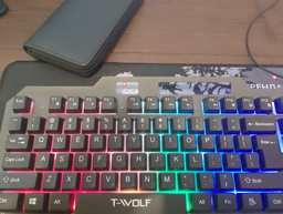 Проводная мембранная игровая клавиатура TWolf T16 с подсветкой Черная