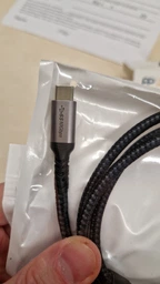 Кабель CABLETIME USB 3.2, USB-C - USB-C, 20 Гбит/с, 100W, 20V/ 5A, 4K/ 60 Гц, 1 м, угловой Black/Grey (CA913329) фото от покупателей 2