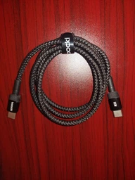 Кабель для быстрой зарядки и передачи данных Toocki 5A/100W USB Type-C to USB Type-C 1 м 519 Черный