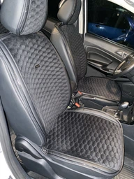 Накидки чехлы на сиденье для TOYOTA COROLLA XI 2012-2018 AUAU Romeo черные фото от покупателей 6