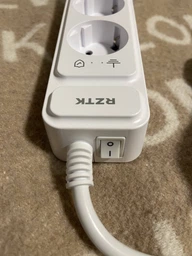 Мережевий фільтр-подовжувач RZTK Power Strip Pro 3 + 2 USB-A + USB-С (PD20W) White 2 м
