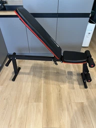 Скамья тренировочная Hop-Sport HS-1010 Pro универсальна для жима и пресса фото от покупателей 5