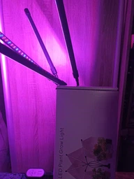 Фітолампа світлодіодна LED Plant Grow Light на 4 лампи для росту рослин на прищіпці фітосвітильник для кімнатних квітів, розсади фото від покупців 1
