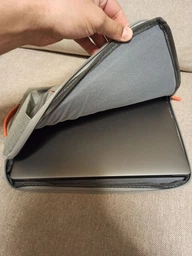 Чохол-сумка для ноутбука Макбука Macbook Pro Air M 1 М2 13.3"-14" Сіра фото від покупців 3