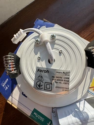 Врізний LED світильник Feron AL527 7W білий фото від покупців 4