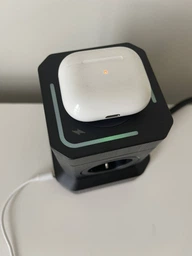 Универсальный сетевой удлинитель RZTK GaN Hub Wireless 65W + 3 USB-A (QC 3.0) + USB-С (PD20W) Black 2 м фото от покупателей 3