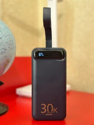 Повербанк 30000 mah потужний павербанк для роутера powerbank з ліхтариком і швидкою зарядкою 22.5w до вай фай роутеру умб для телефону смартфона фото від покупців 3