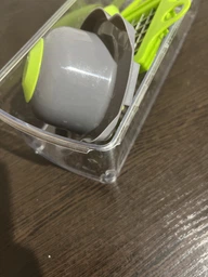 Ручной мультислайсер 14в1 Kitchen Ideas Veggie Slicer HA-347 многофункциональная овощерезка с контейнером фото от покупателей 4