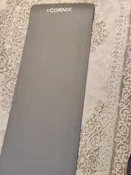 Коврик спортивный Cornix NBR 183 x 61 x 1 см для йоги и фитнеса XR-0012 Grey фото от покупателей 4