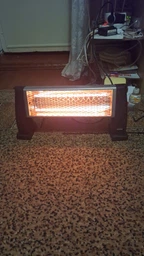 Інфрачервоний обігрівач HOOK HK-406 1000W побутовий кварцовий кварцовий фото от покупателей 4