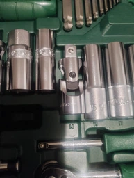 Набір інструментів Hans Tools 1/2" і 1/4" 158 предметів (ТК-158VF) фото від покупців 5