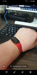 Ремешок ArmorStandart Braided Solo Loop для Xiaomi Mi Band 7/6/5/4 Size S Red (ARM59182) фото от покупателей 5