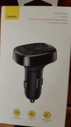 FM-модулятор Baseus Streamer F40 AUX Wireless MP3 Charger Black (CCF40-01)
