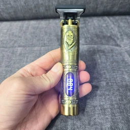 Триммер машинка для стрижки волос бороды бритья усов профессиональная аккумуляторная для дома домашняя электрическая беспроводная 5 Вт IPx4 золотая для подстригания фото от покупателей 13