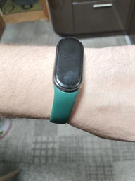 Силиконовый ремешок MRK для фитнес браслета Xiaomi Mi Band 8/9 Dark Red (2) (mrk2799) фото от покупателей 5
