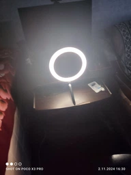Светильник кольцевой EUROLAMP LED 15W 2700-6500K контроллер + держатель для телефона (LED-RL-15W(black))