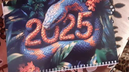 Календар настінний квартальний на 2026 рік на 3 пружини - "Рік Коня, символ року Кінь,Horses" фото от покупателей 3
