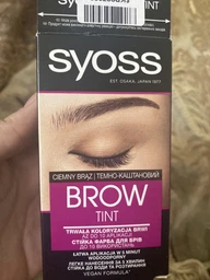 Стійка фарба для брів SYOSS Brow Tint Чорний 17 мл (4015100215182) фото от покупателей 1