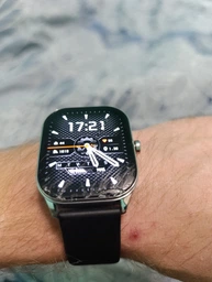 Смарт-годинник Smart Watch Xiaomi Pop-3S Amazfit AMOLED 1.96 (502x410) 300мАч Black-Silver фото від покупців 6