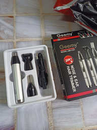 Триммер Geemy Gm-3107 предназначен для удаления волос из носа и ушей, а также для окантовки и подстригания бровей. фото от покупателей 4