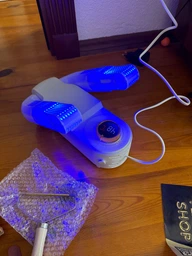 Сушилка для обуви электрическая с таймером до 120 мин Shoe Dryer 360°, антибактериальная универсальная электросушилка для быстрой сушки кроссовок, ботинок, сапог, тапочек, питание 220 В Белая, VEN-00144-White фото от покупателей 14