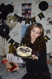 Сахарна їстівна картинка музика, Стрей Кидс, Стей Кідс музична група Stray Kids Ø20см на торт (SNP - 01885) фото от покупателей 2