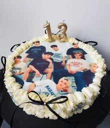 Сахарна їстівна картинка музика, Стрей Кидс, Стей Кідс музична група Stray Kids Ø20см на торт (SNP - 01885) фото от покупателей 1