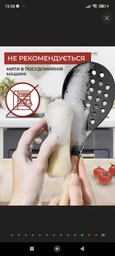Набор кухонных принадлежностей на подставке TS Kitchen 11 штук кухонные приборы силиконовые лопатки/венчик/шумовка/щипцы с деревяной ручкой Коричневый фото от покупателей 3