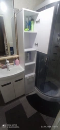 Пенал - шкаф в ванную напольный DOROS Мира 183.5х30х30 см белый (41510126) фото от покупателей 16