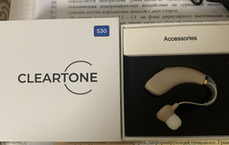 Слуховой аппарат CLEARTONE S30 универсальный заушный с цифровым чипом аккумуляторный