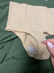 Утягивающие корректирующие трусики с высокой посадкой Nud Бежевые M (N03005) фото от покупателей 5