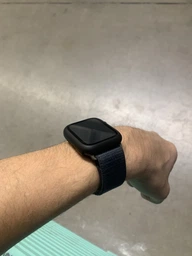 Защитный чехол со стеклом для для Apple Watch 4/5/6/SE/SE 2 (44 мм) Black фото от покупателей 2