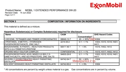 Масло моторное синтетическое Mobil 1 Extended Performance 0W-20 0.946 л (120926)