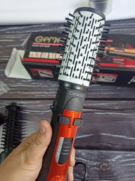 Фен-щетка Gemei GM-4828 Мультистайлер 3 в 1 с пониженным вентилятором для создания причесок / мощностью 1000 Вт.