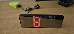 Часы настольные VST-898-1 от USB LED с будильником и термометром. Цвет: черный фото от покупателей 1