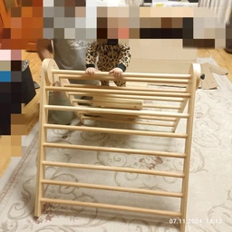 Треугольник Пиклера Sportbaby для раннего развития лакированный высота 80 см с горкой 120 см фото от покупателей 2
