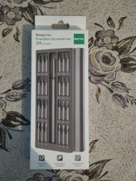 Отвертка RZTK Precision Screwdriver + набор бит прецизионных 24 шт фото от покупателей 16