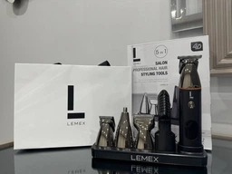 Премиальный Триммер для бороды 5в1 LEMEX STYLING TOOLS Тример для тела, носа, бритья с магнитными насадками LM4414 IPX6 Версия 2026 фото от покупателей 19
