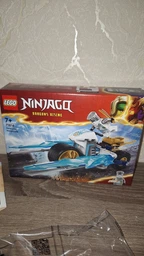 Конструктор LEGO NINJAGO Ледяной мотоцикл Зейна 84 детали (71816) фото от покупателей 2