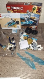 Конструктор LEGO NINJAGO Ледяной мотоцикл Зейна 84 детали (71816)