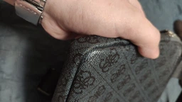 Чоловіча сіра сумка з візерунком VEZZOLA SMART Guess OS HMEVZLP2223 фото от покупателей 2