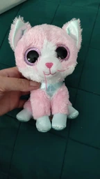 Мягкая игрушка TY Beanie Boo's Розовый котенок Fiona 15 см (8421363667)