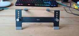 Подставка для ноутбука Baseus UltraStable до 17 дюймов алюминиевая, 4 уровня наклона, до 20 кг Темно-серый (B10053100811-00) фото от покупателей 12