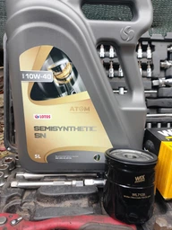 Масло напівсинтетичне 10W-40 50kg(60л) LOTOS SEMISYNTETIC SN фото от покупателей 2