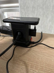 Универсальный сетевой удлинитель RZTK Power Hub Wireless 15W + 3 USB-A + USB-С (PD20W) Black 2 м фото от покупателей 9