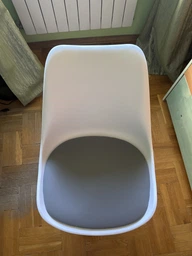Офісне комп'ютерне крісло Hommex Kantri White / Blue (арт. H-231 W / BL MR) на колесах хром фото от покупателей 18