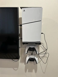 Настенное крепление DOBE для консоли PS5 / PS5 Slim / PS5 Pro (Disk Drive version/Digital Edition) / геймпада DualSense / крючок наушники PS5 Pulse 3D / держатель-кронштейн на стену Sony PlayStation 5 фото от покупателей 1